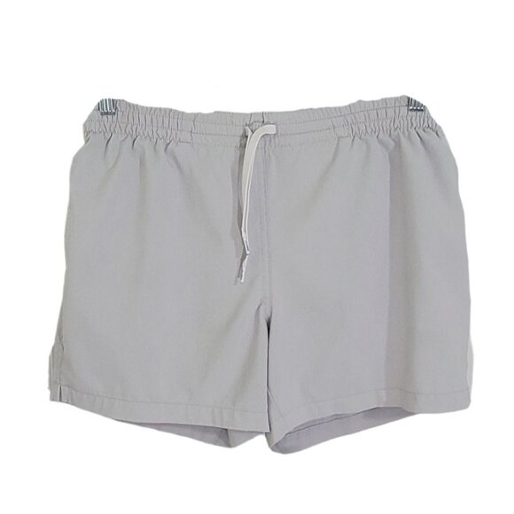 Chubbies Womens Gray‎ Drawstring Waist Shorts Flat Front Slash Pockets Size S - Picture 1 of 11